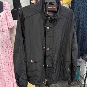 Michael Kors Black Windbreaker Jacket for Men
